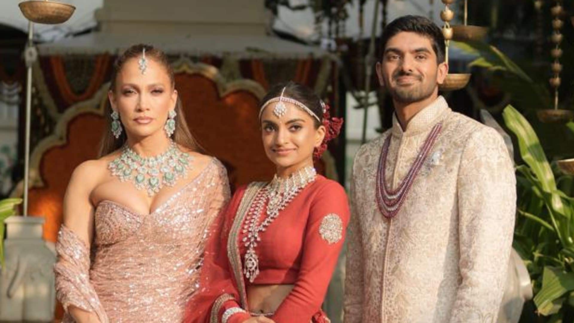 La millonaria boda india del año: actuación de Jennifer Lopez, escenario de James Bond y una tarta en forma de palacio