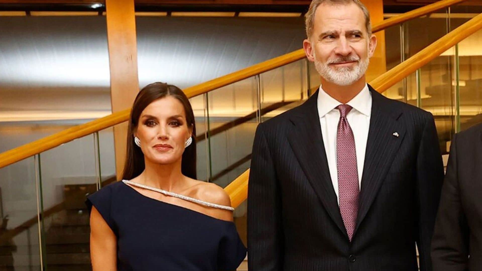 Los reyes Felipe y Letizia en Croacia en 2022