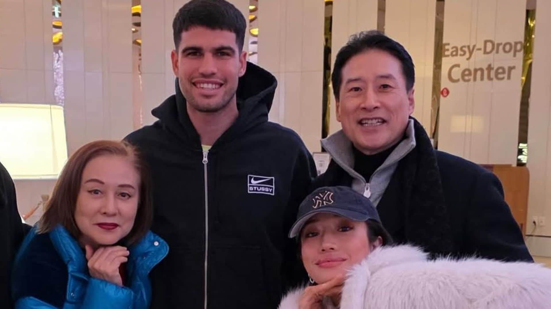 Peggy Gou con Carlos Alcaraz