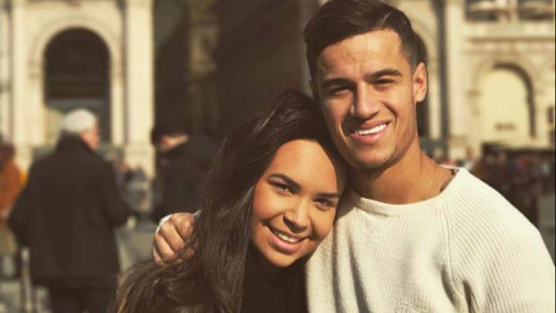 La romántica historia de amor de Aine, la nueva WAG del Barcelona
