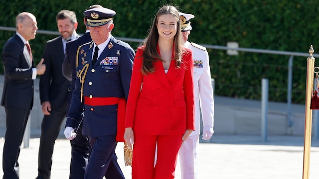 La princesa Leonor en su primer viaje a Portugal en solitario