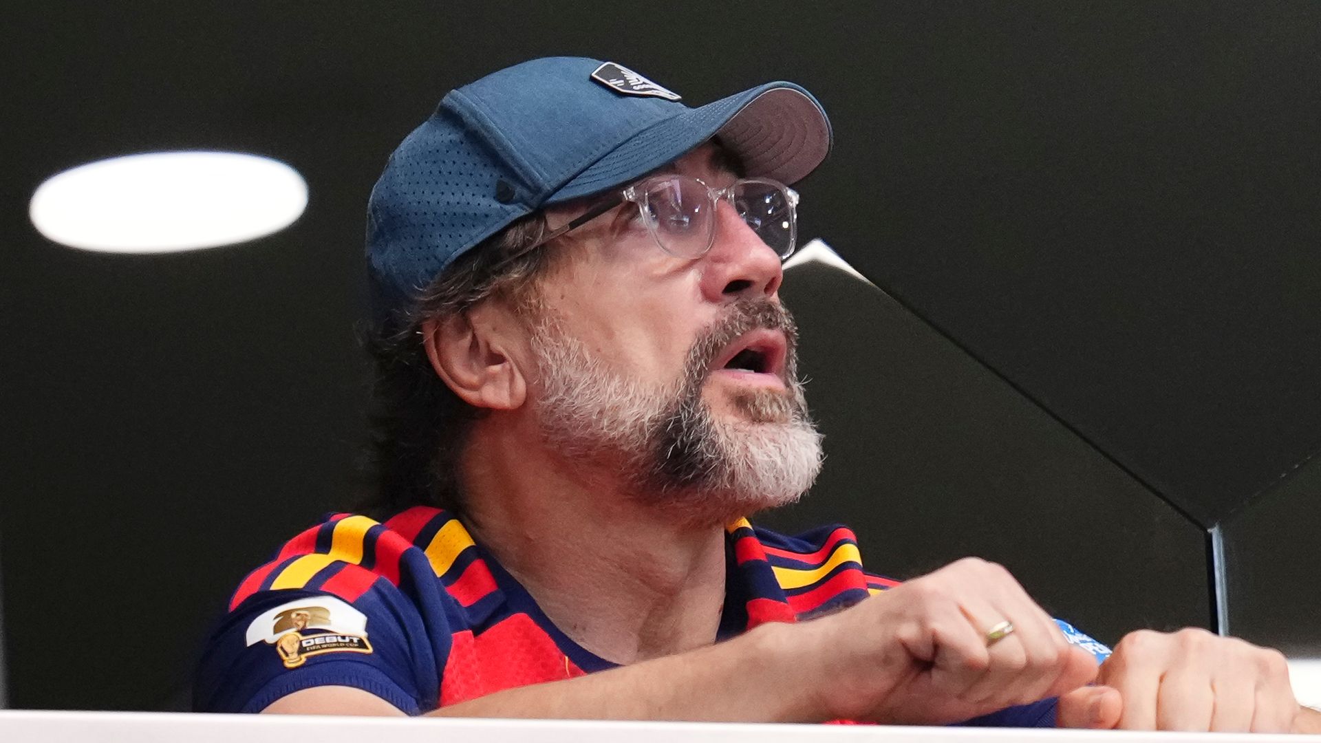 Javier Bardem asistió al partido de semifinales entre España y Francia en Dallas