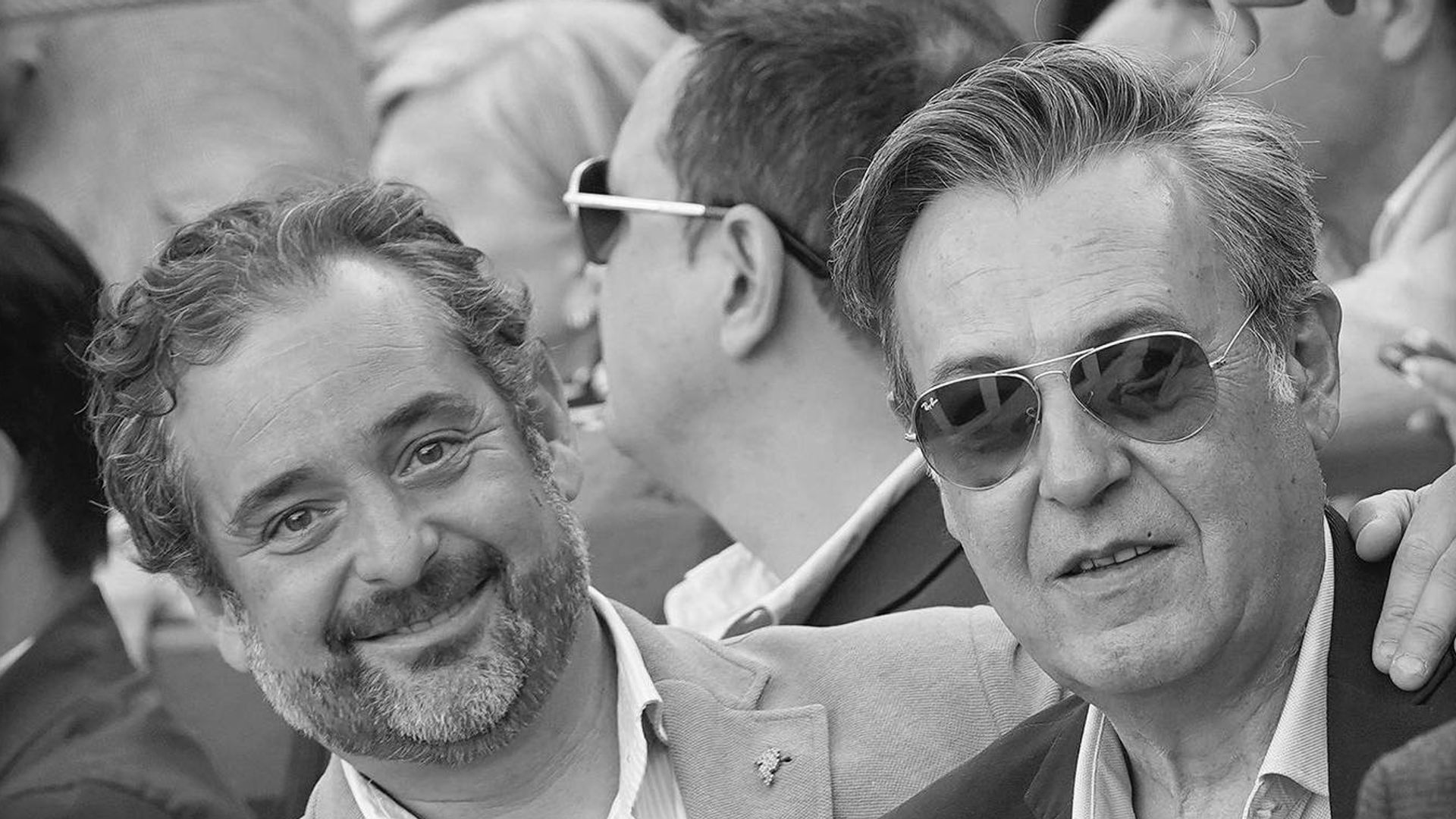José Ribagorda junto a su gran amigo, el bodeguero Iván Sanz, fallecido el 5 de julio en un accidente de tráfico en el que también perdieron la vida su mujer y dos de sus tres hijos