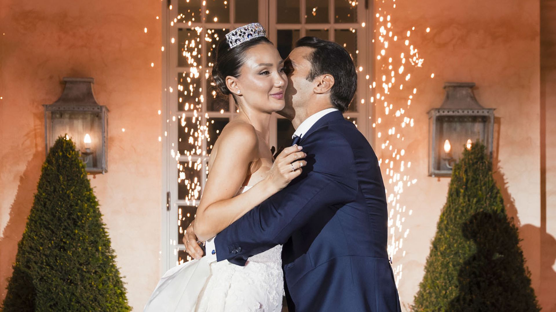 Carlota Cortina el día de su boda