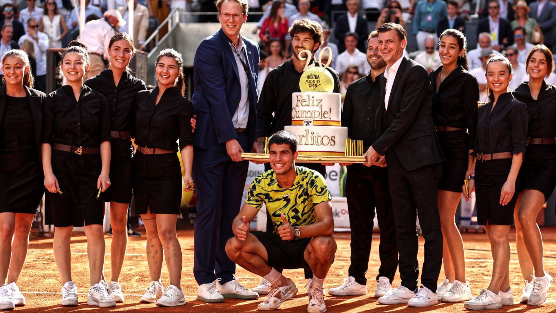 ¡Felicidades por partida doble! Carlos Alcaraz celebra su cumpleaños como finalista del Mutua Madrid Open