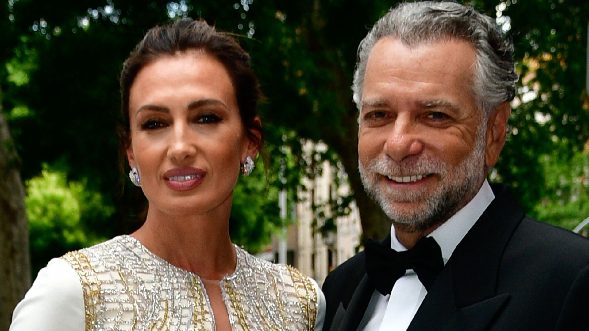 Nieves Álvarez y Bill Saad, en un acto en 2024
