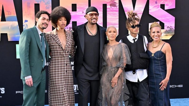 trey smith willow smith will smith jada pinkett smith jaden smith y adrienne banfield norris