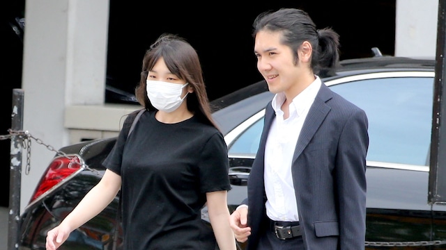 Mako de Japón y Kei Komuro el 7 de junio de 2022