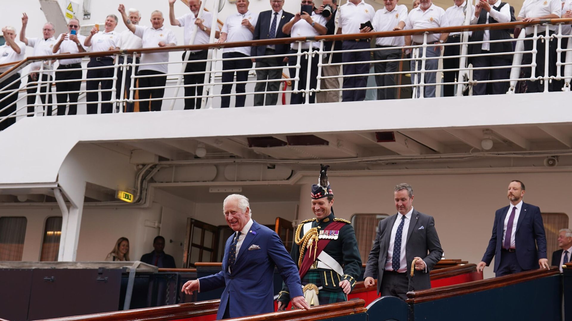 Carlos III regresó al yate donde pasó su luna de miel con la princesa Diana