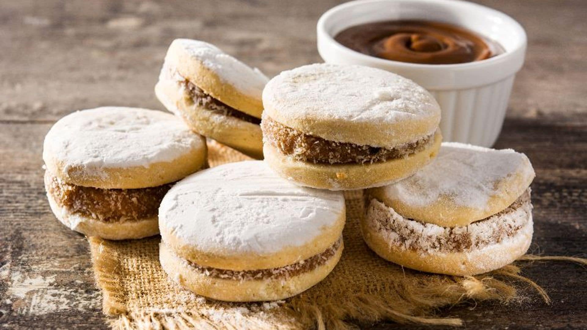Alfajores con dulce de leche