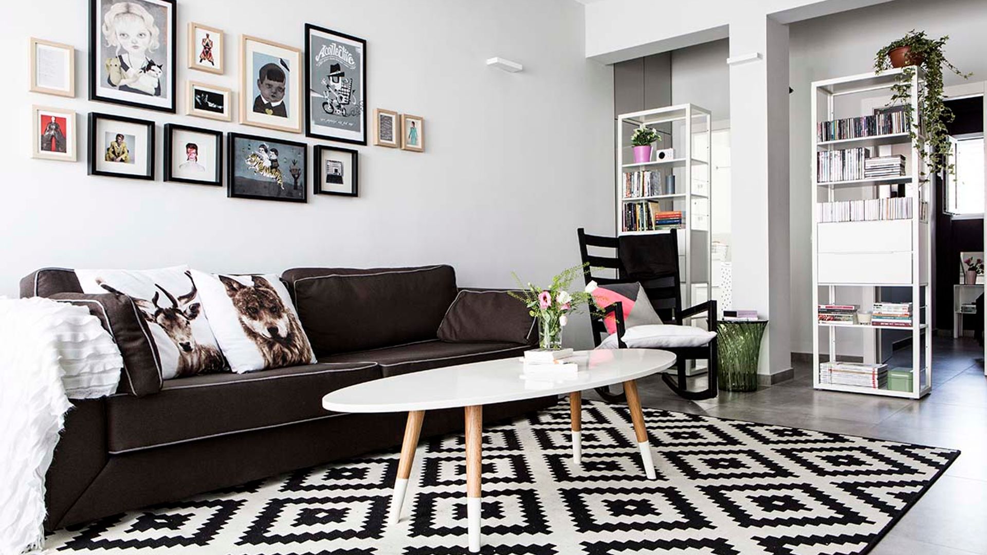 Un piso pequeño y práctico con encanto