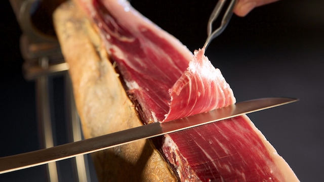 cortar jamon