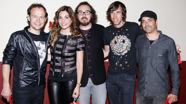 Plano entero del grupo musical La Oreja de Van Gogh