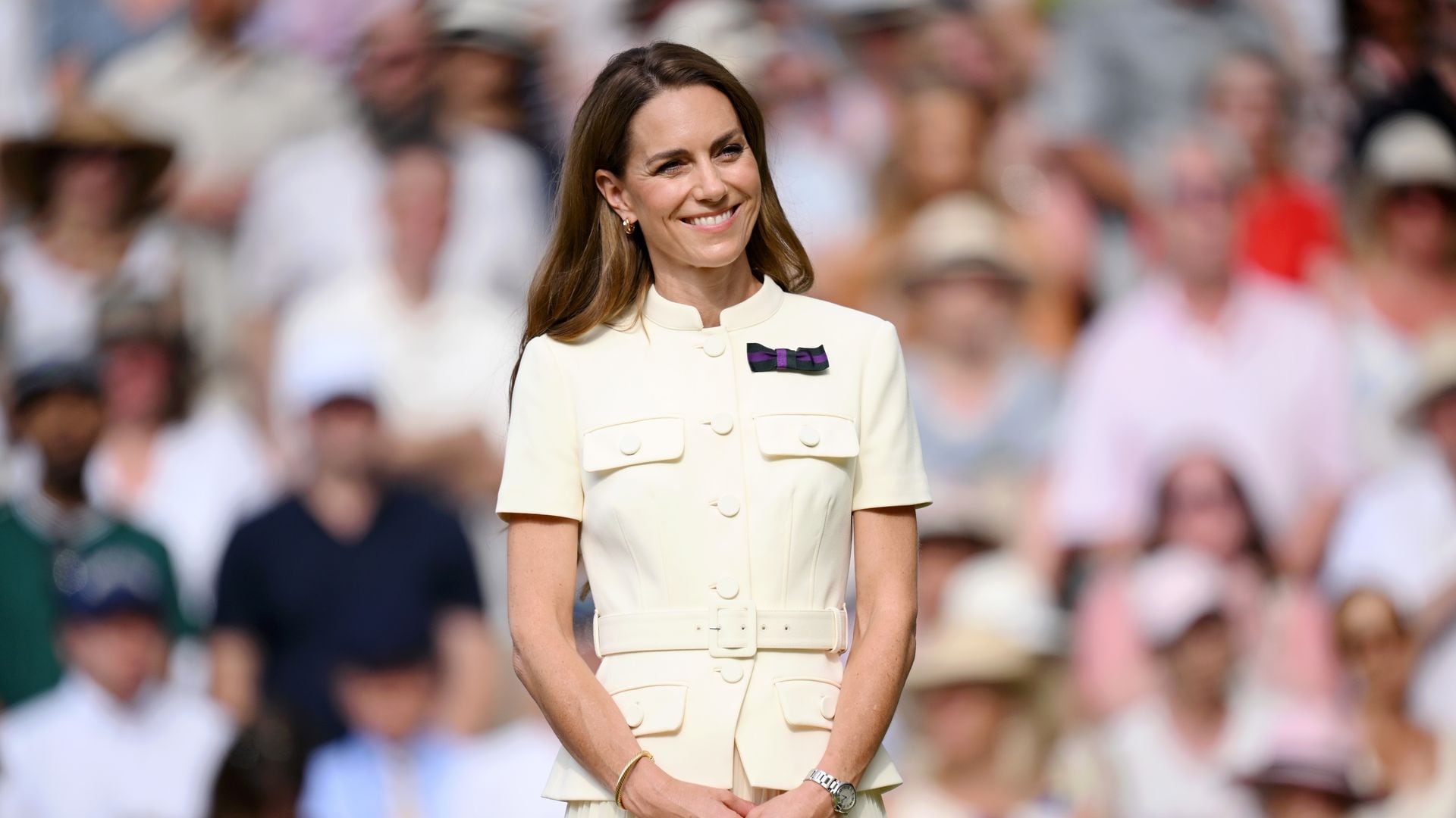 Kate Middleton luce un romántico regalo del príncipe William en Wimbledon