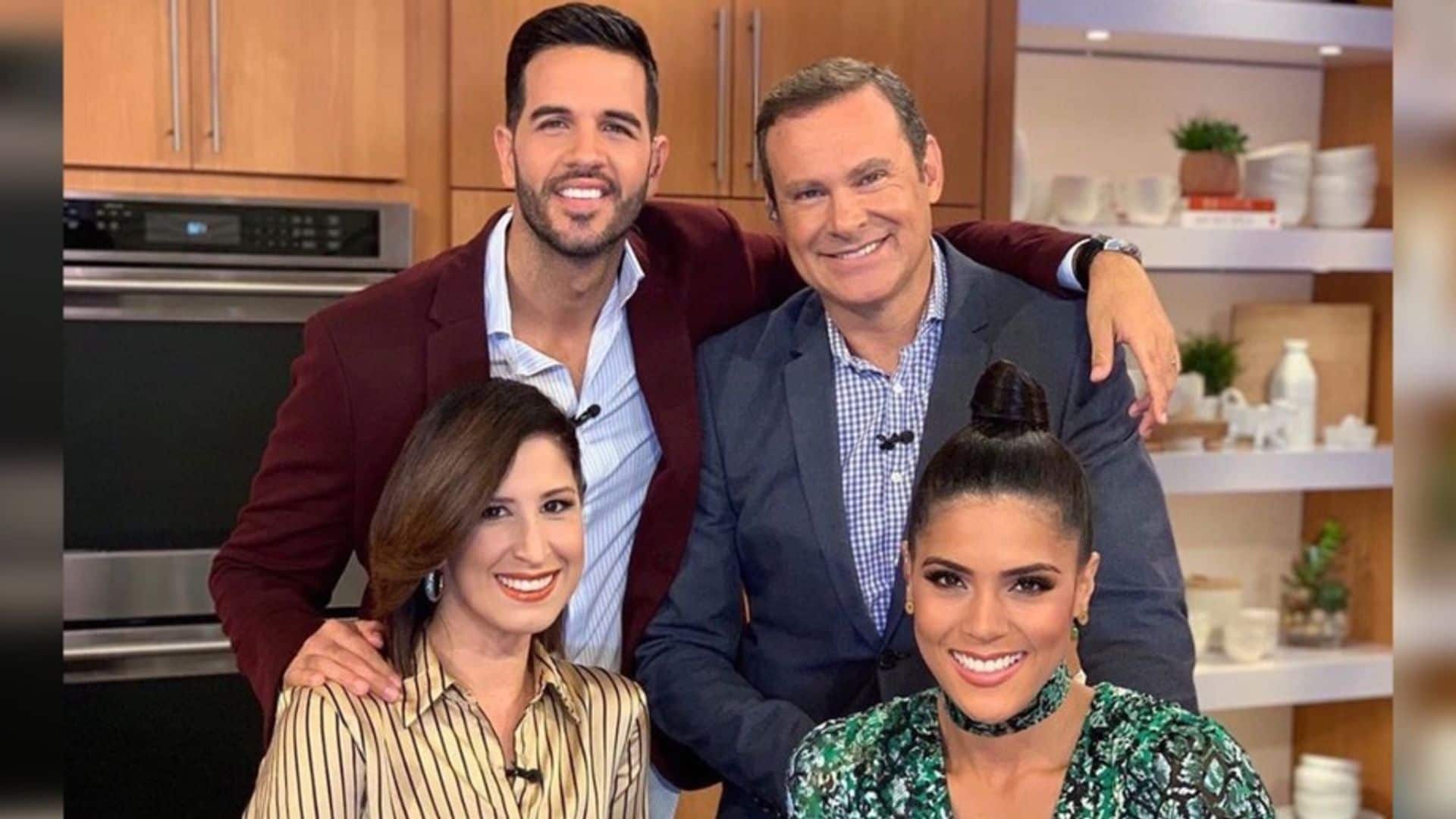 Los presentadores de 'Despierta América' revelan sus locas técnicas para cubrir sus imperfecciones
