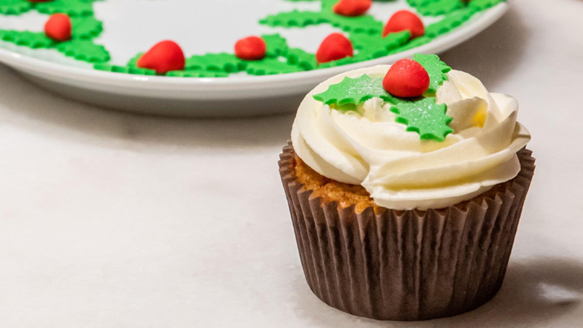 'Cupcakes' de zanahoria, manzana y avena para Navidad