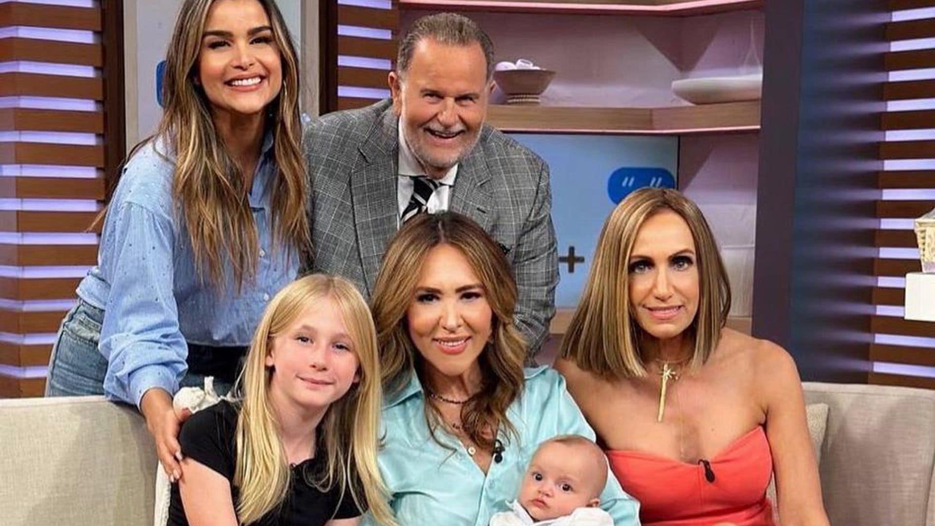 Lili Estefan, la más emocionada con la visita del bebé de Tanya Charry a su programa
