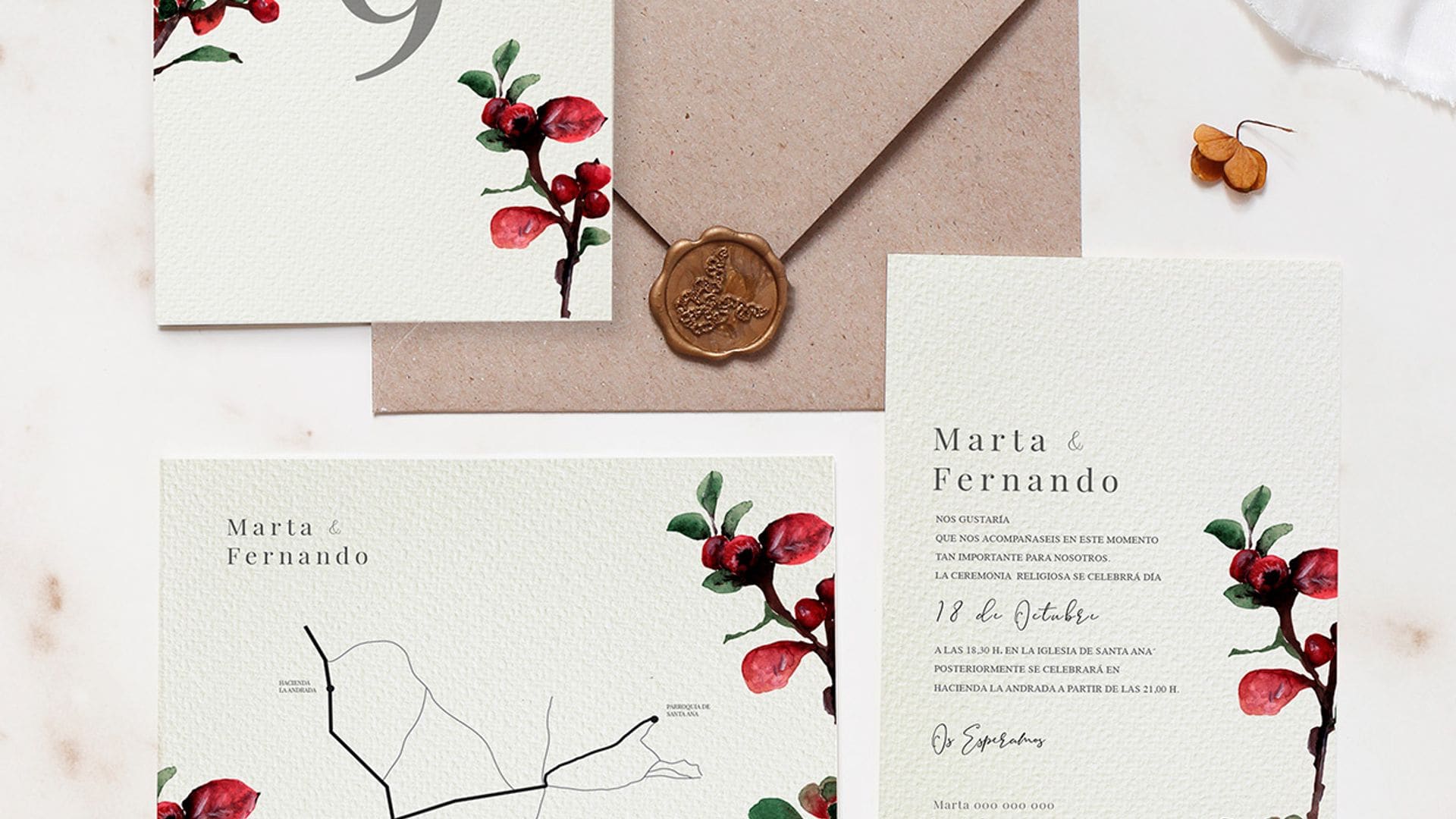 Estas invitaciones de boda son tan bonitas que querrás entregarlas ya