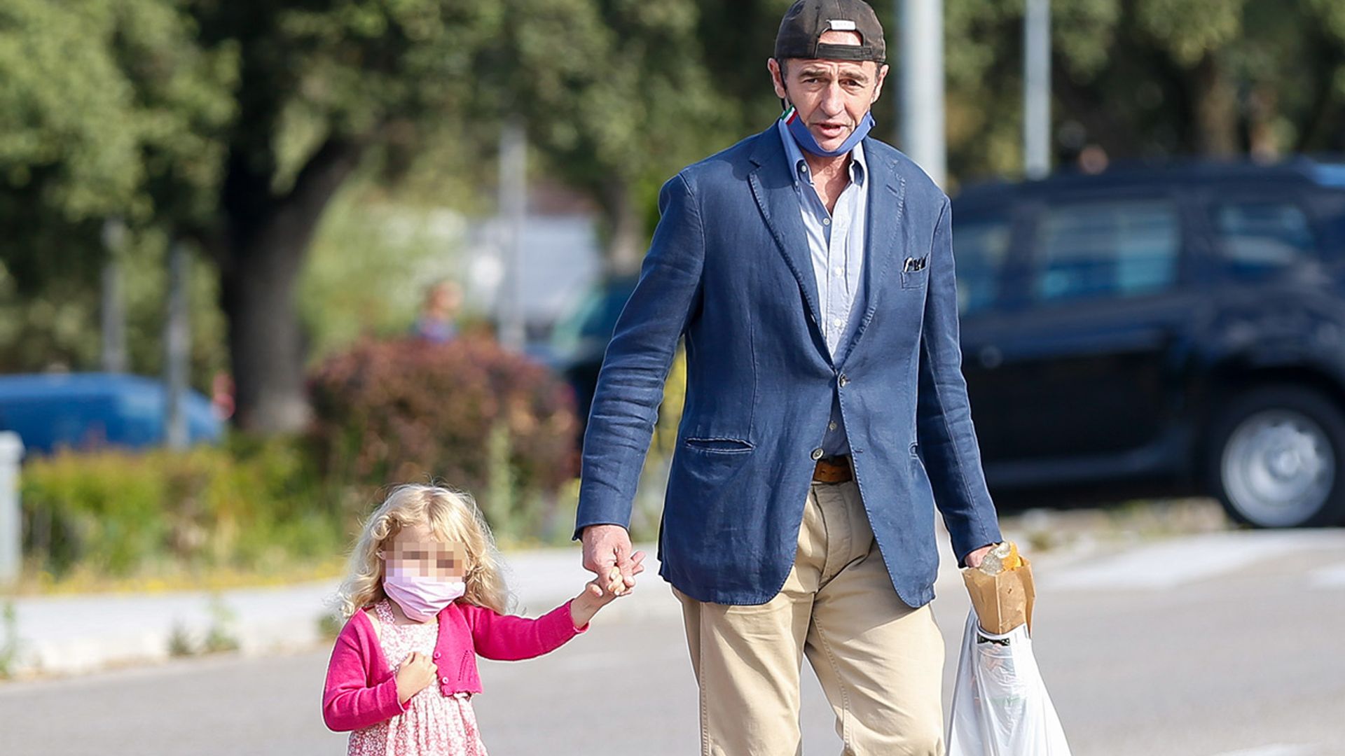 La jornada cultural de Alessandro Lequio con su hija Ena