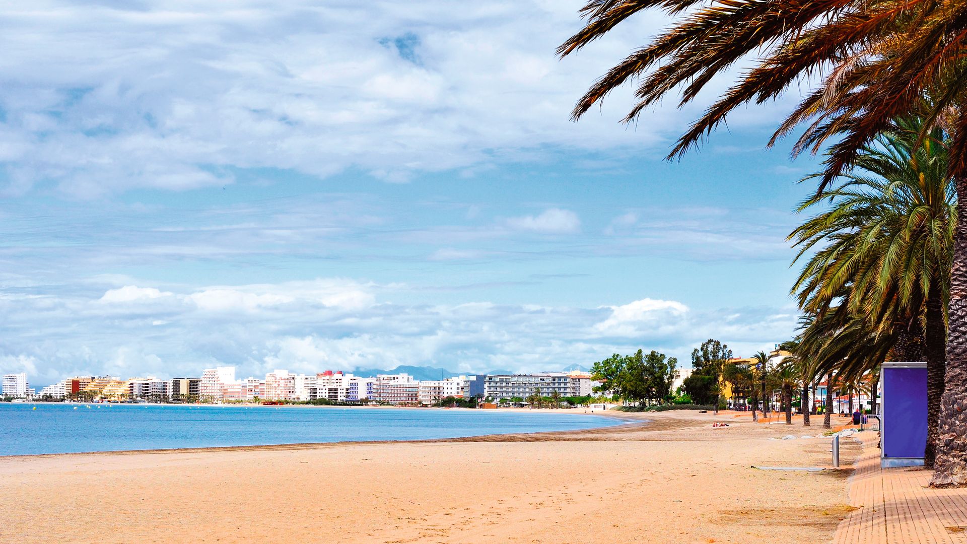 Cerca de Sant Martí d’Empúries, Playa la Nova en Roses