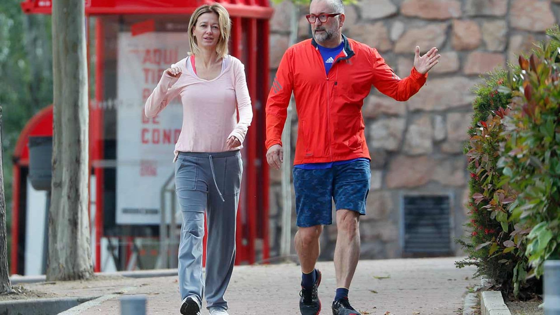 Susanna Griso y su marido, paseo para dos durante el confinamiento