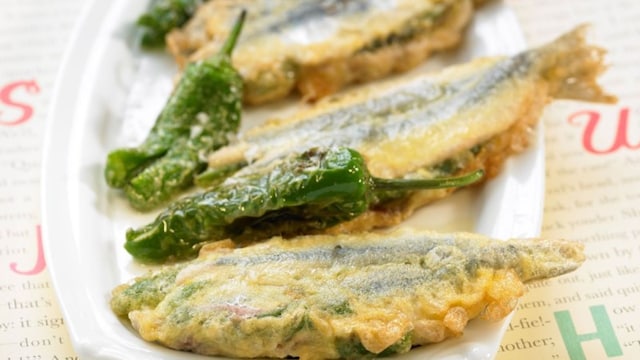 anchoas rellenas rebozadas