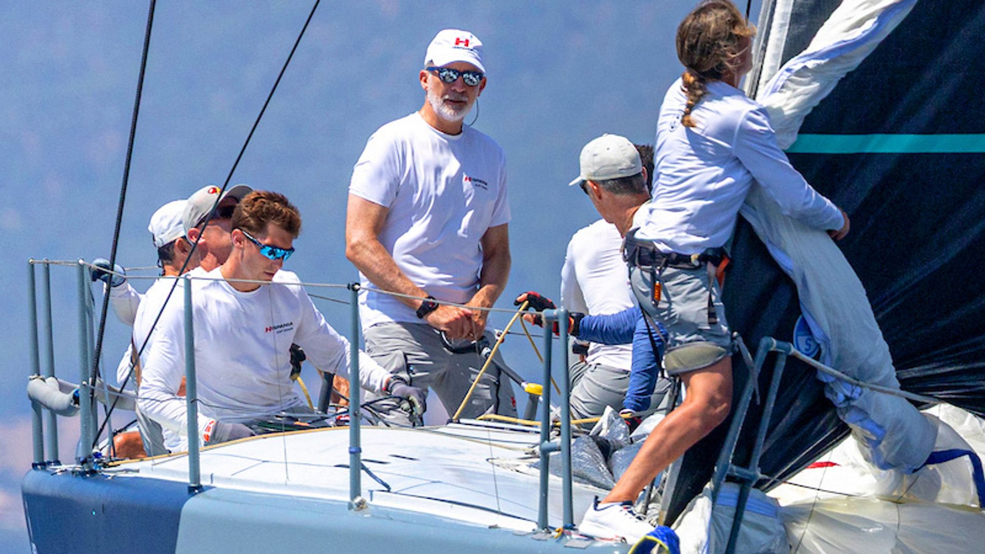 El Hispania, patroneado por Felipe VI, en la Copa del Rey Mapfre de Vela