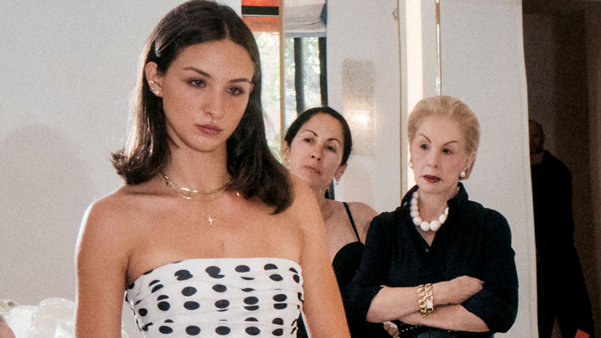 Carolina Lansing con su madre y con su abuela