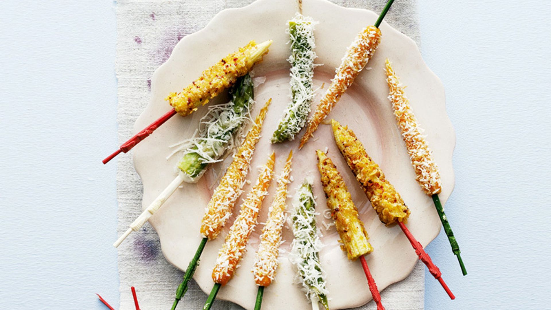 Piruletas de verduras