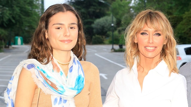 Emma Garci­a celebra su cumpleaños junto a su marido, Aitor Senar y su hija, Uxue, a 08 de Junio de 2024 en Madrid