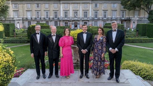 El Duque de Calabria en la cena de la Orden Constantiniana