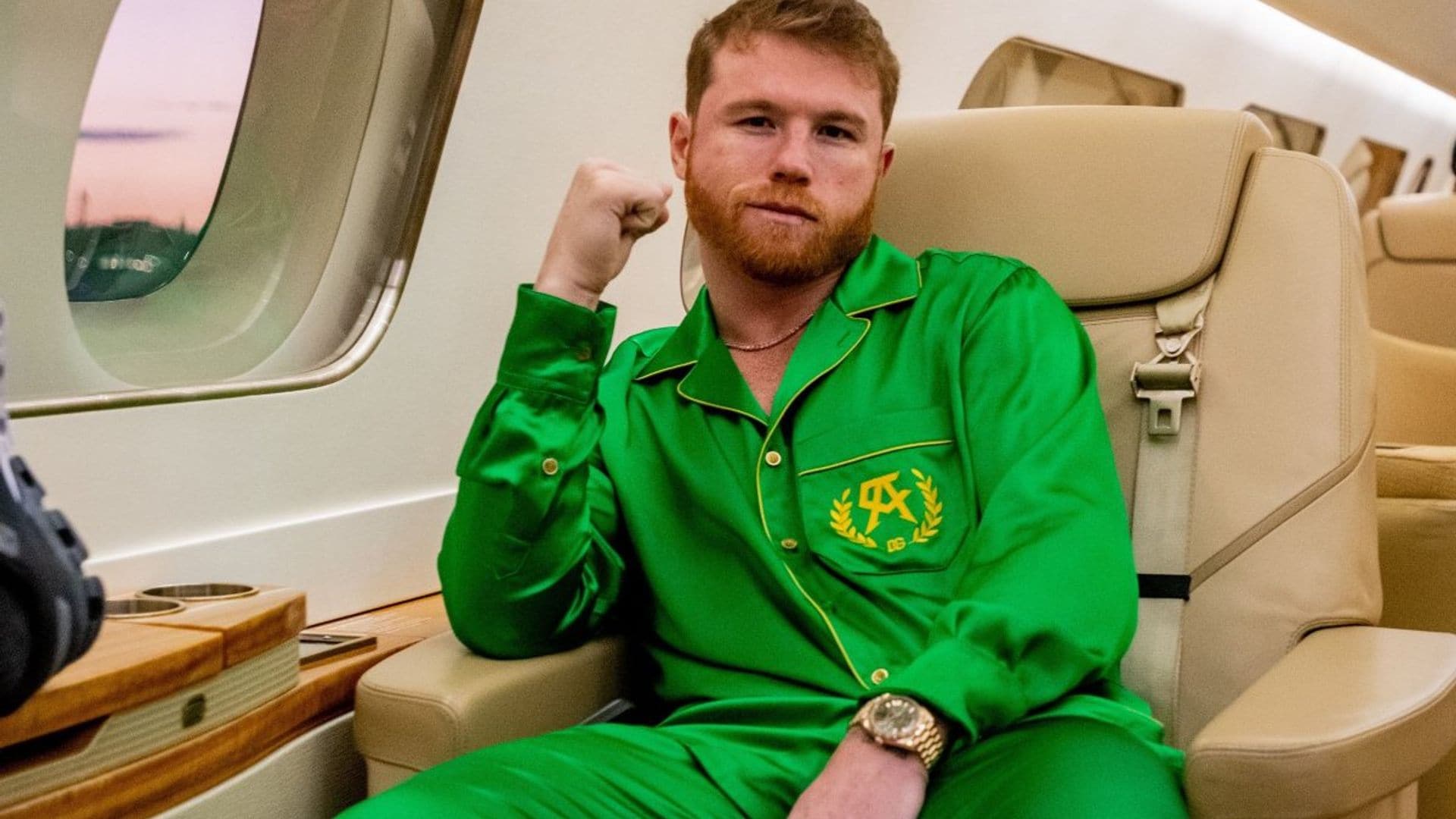 El increíble look con el que el Canelo Álvarez llegó a Las Vegas para su pelea