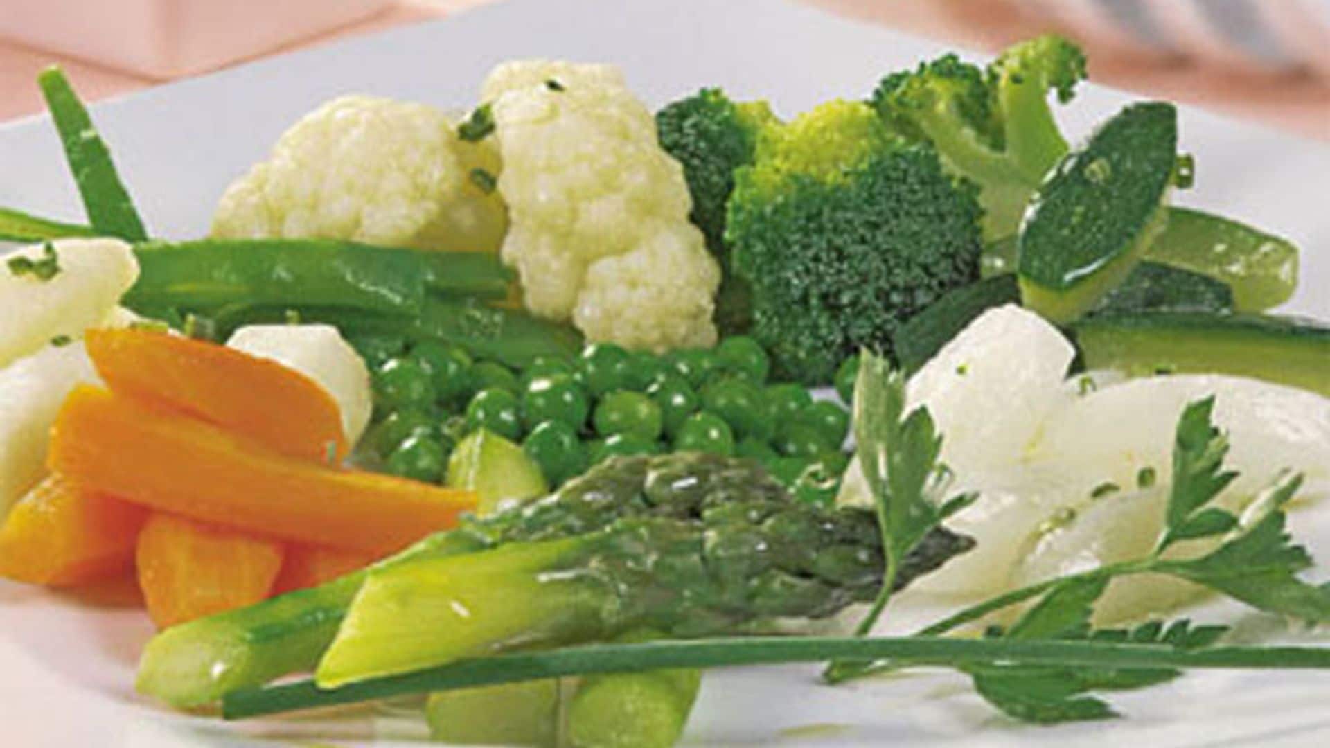 Panaché de verduras al vapor