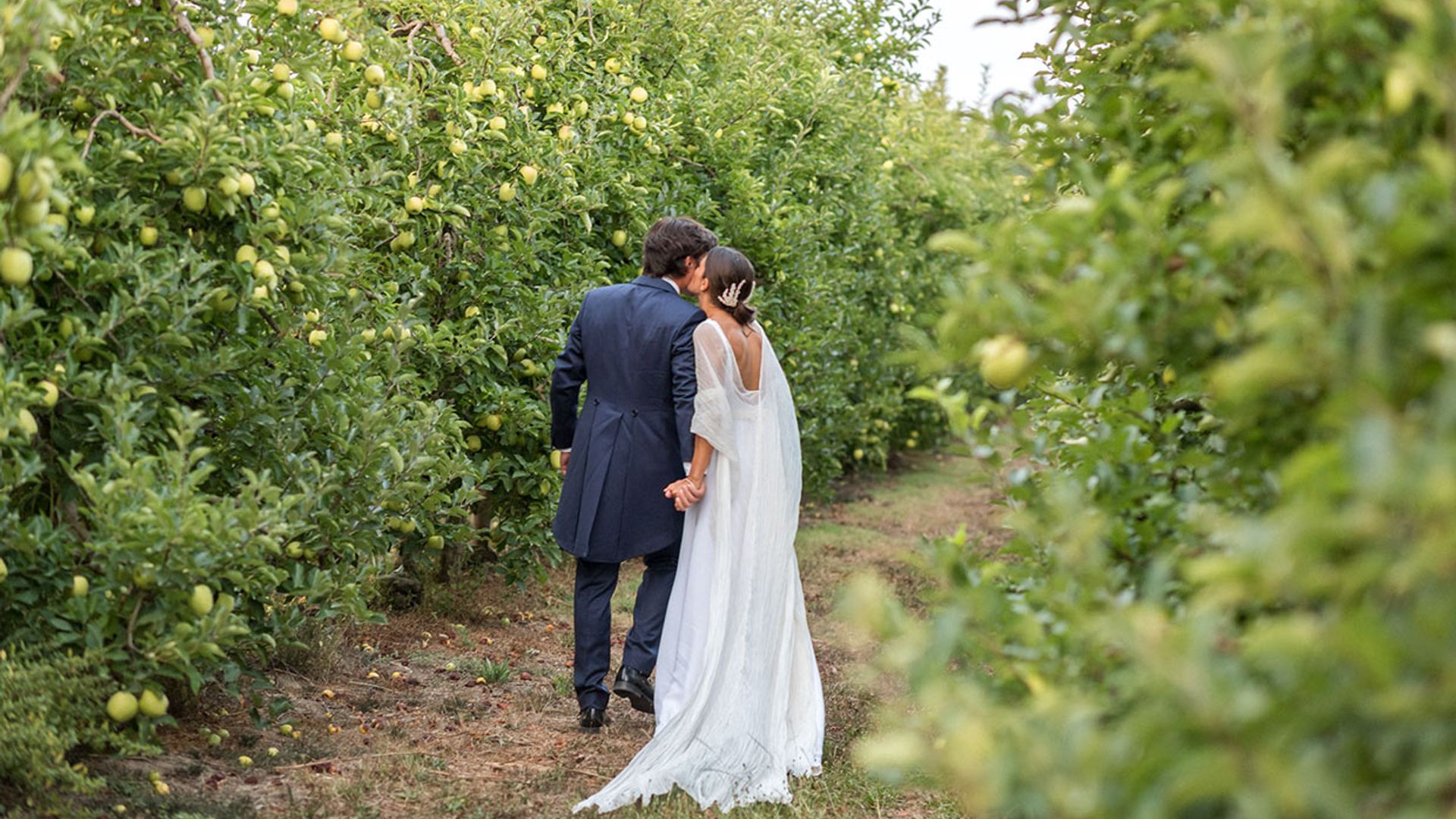 Carolina, la novia que encontró su vestido perfecto solo un mes antes de la boda