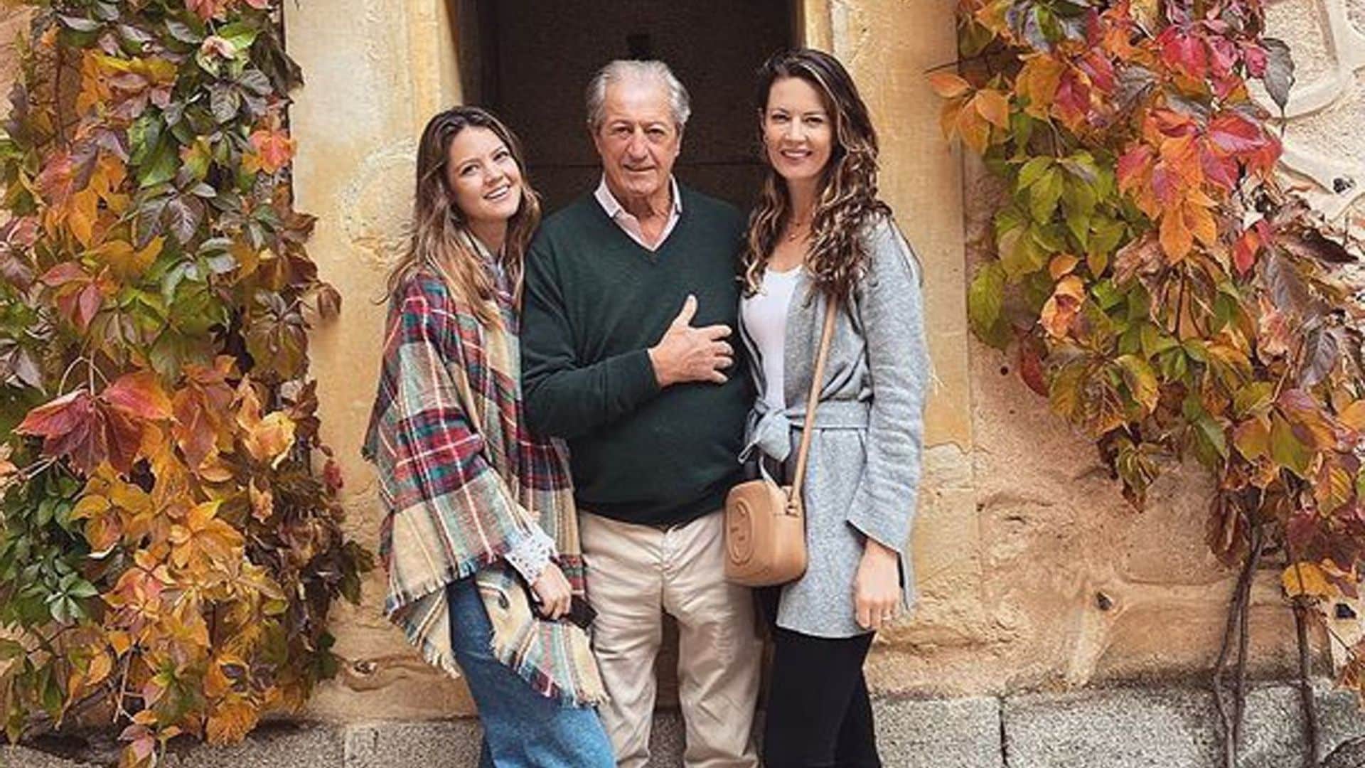 Isabelle Junot, primeros preparativos de boda junto a su padre, Philippe Junot, y su hermana Victoria