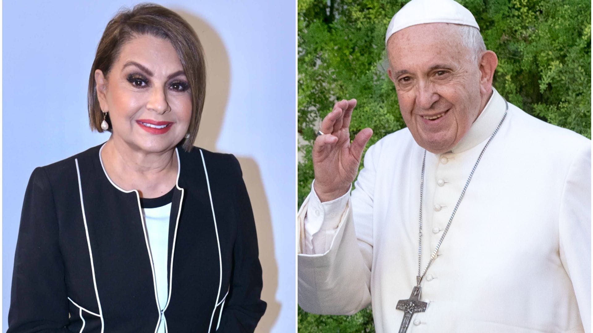 La periodista María Antonieta Collins llora al recordar el mensaje que le envió el Papa Francisco