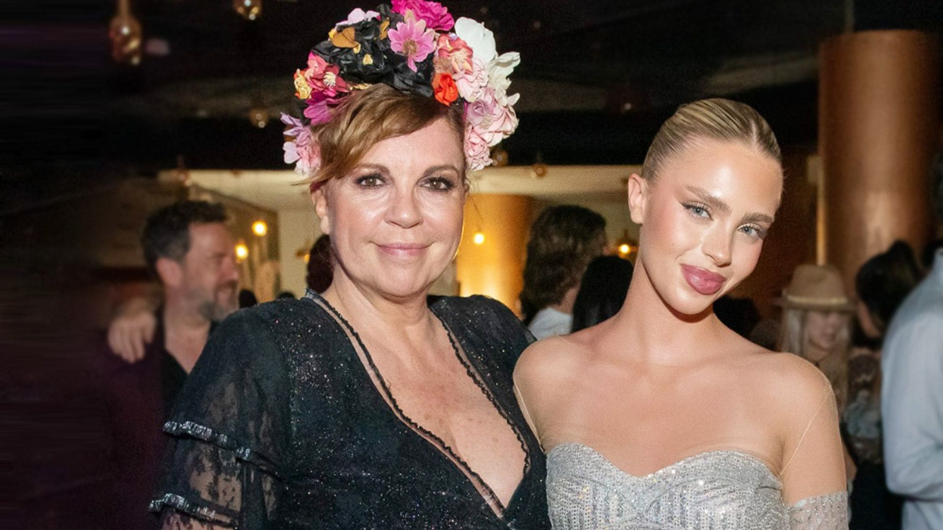 Daniela, hija de Belinda Washington, causa sensación en Ibiza