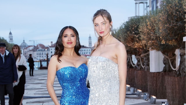 Salma Hayek y Mathilde Pinault