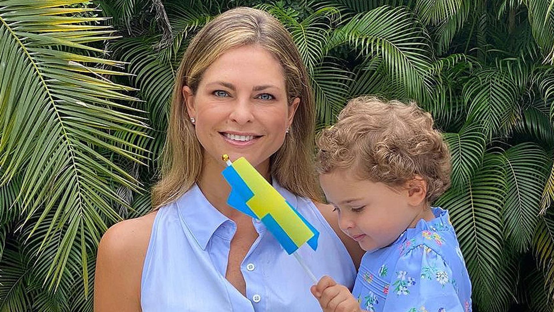 Magdalena de Suecia comparte una nueva foto de su hija Adrienne para celebrar su tercer cumpleaños