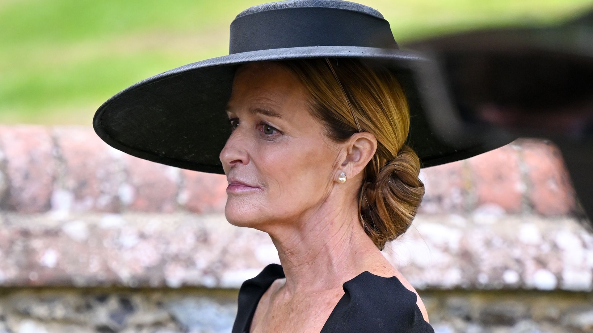 India Hicks en el funeral de su madre, Lady Pamela
