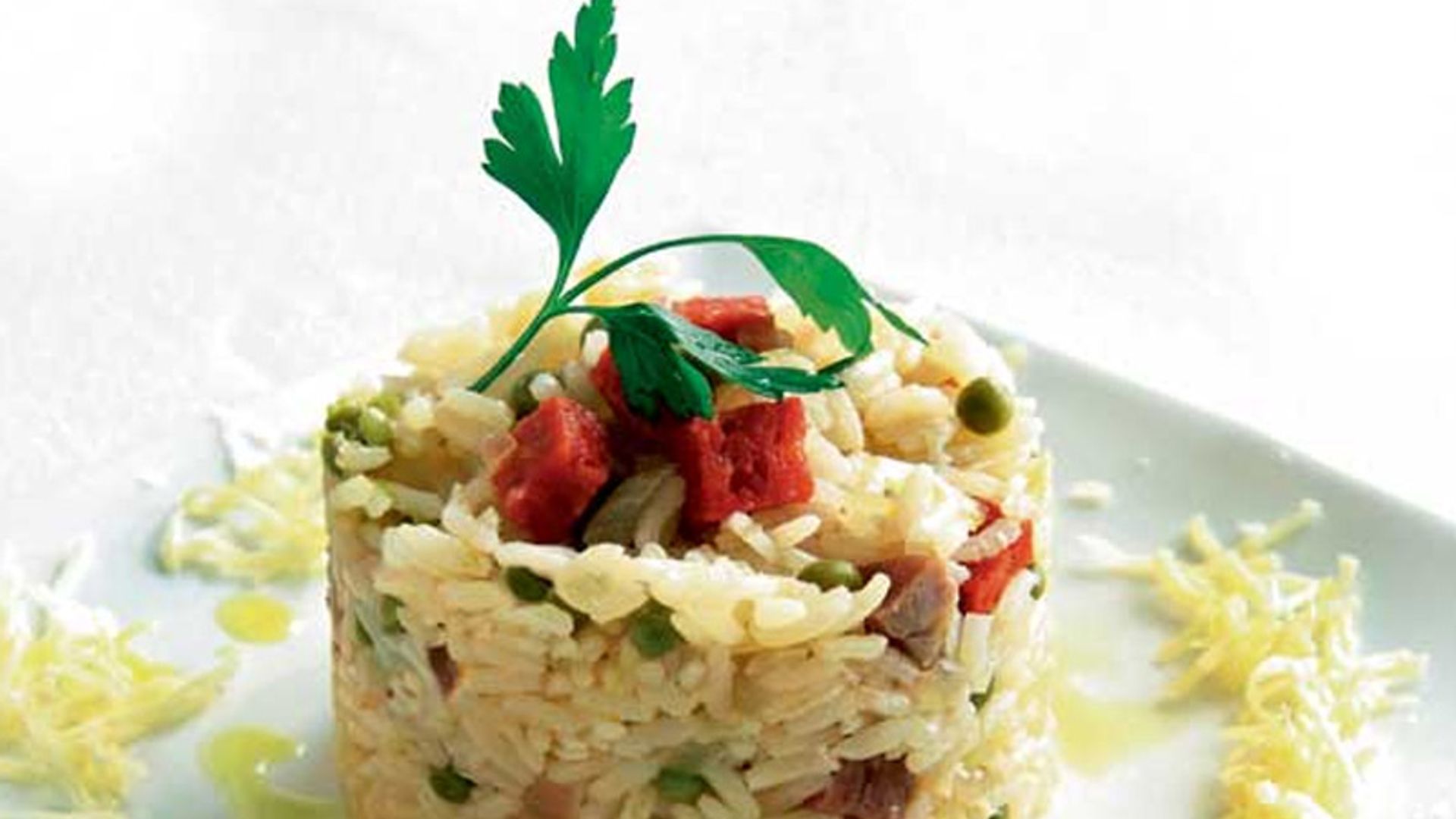Flan de arroz a la riojana