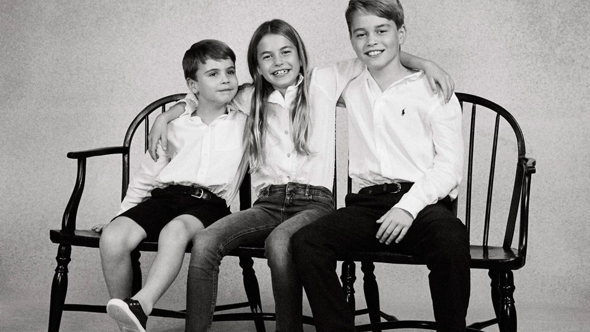 El nuevo posado de George, Charlotte y Louis de Gales