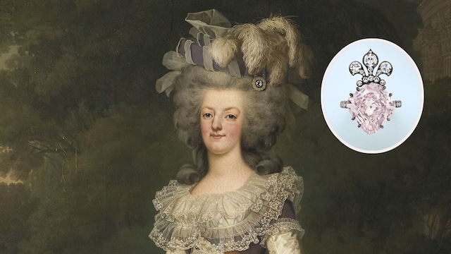 Maria Antonieta y su diamante rosa