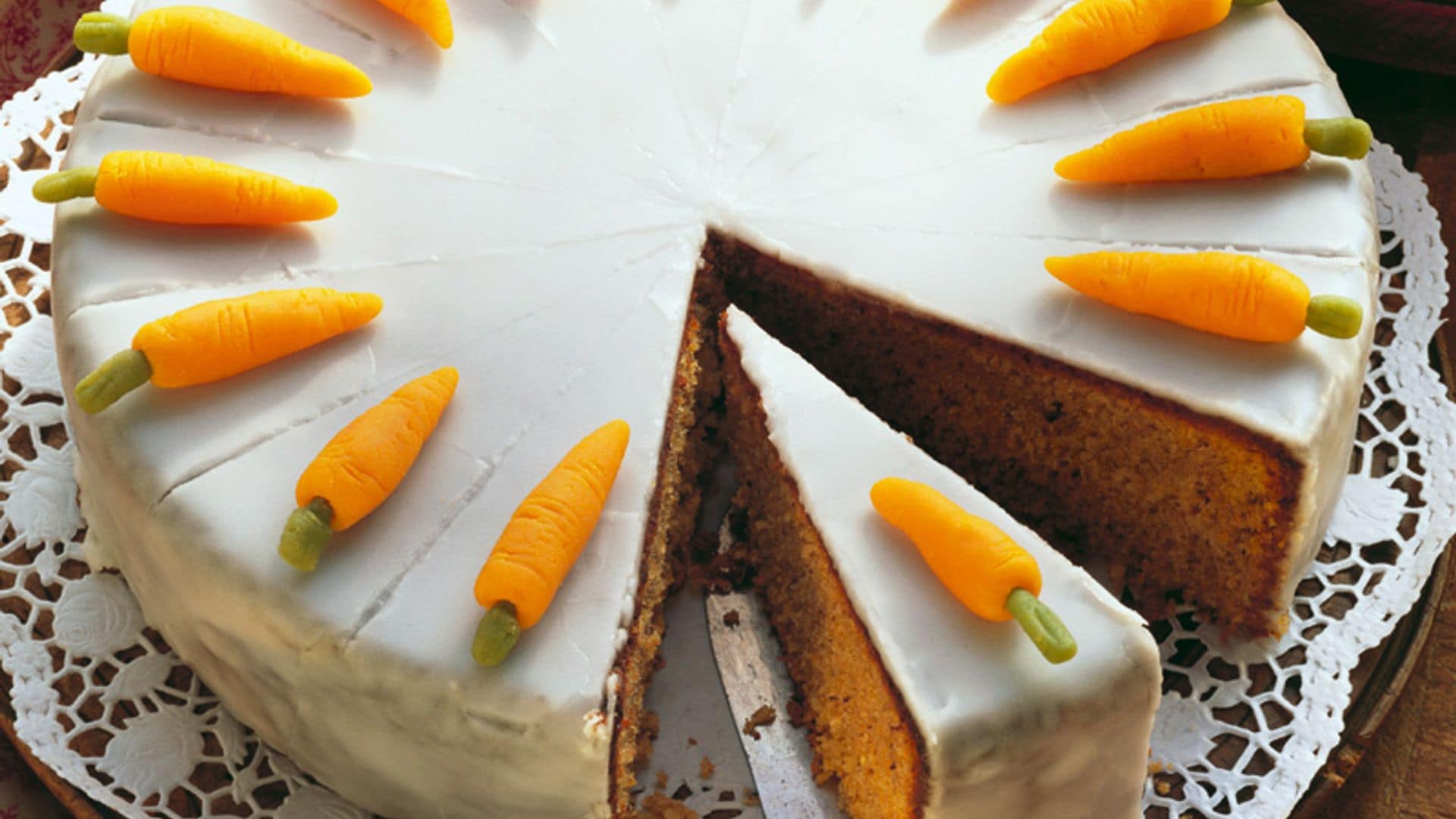 Tarta de zanahoria y almendras