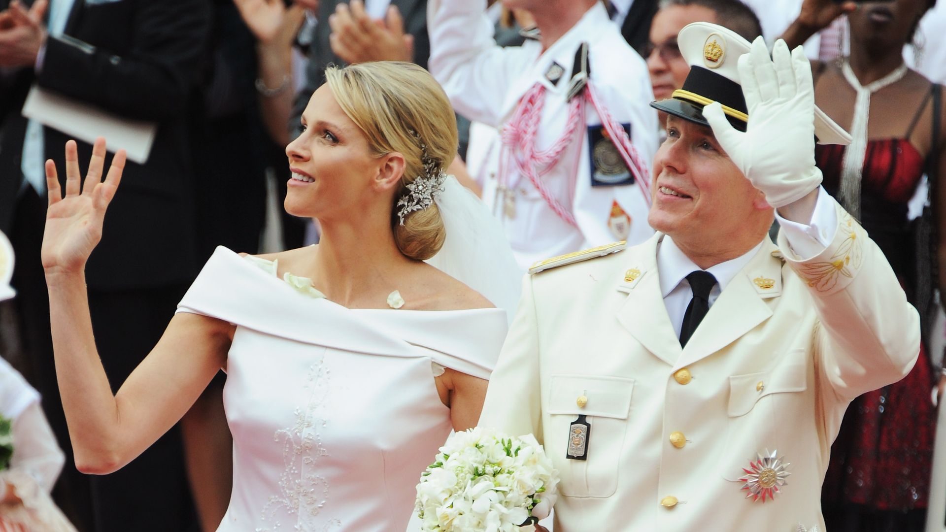Charlene de Mónaco el día de su boda