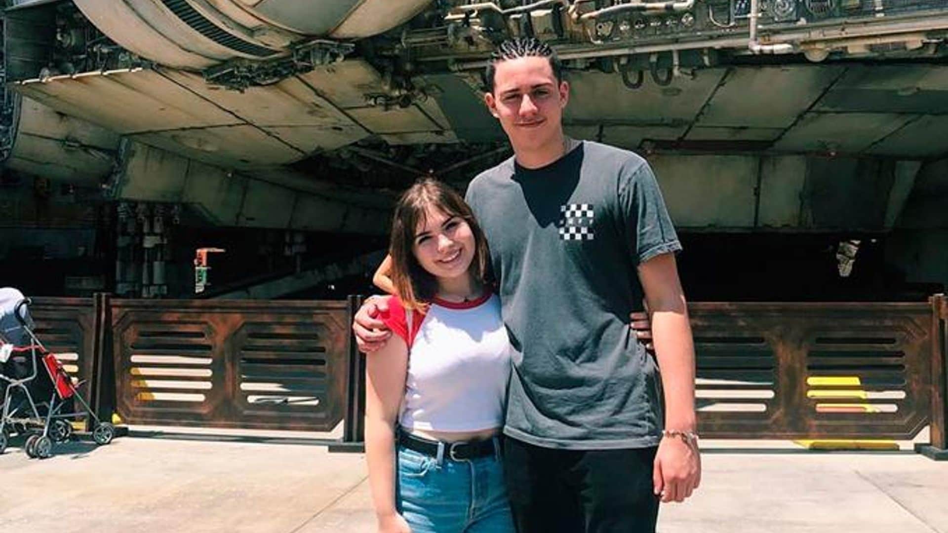 ¡Enamorados! El hijo de Marc Anthony y su novia celebran 10 meses juntos