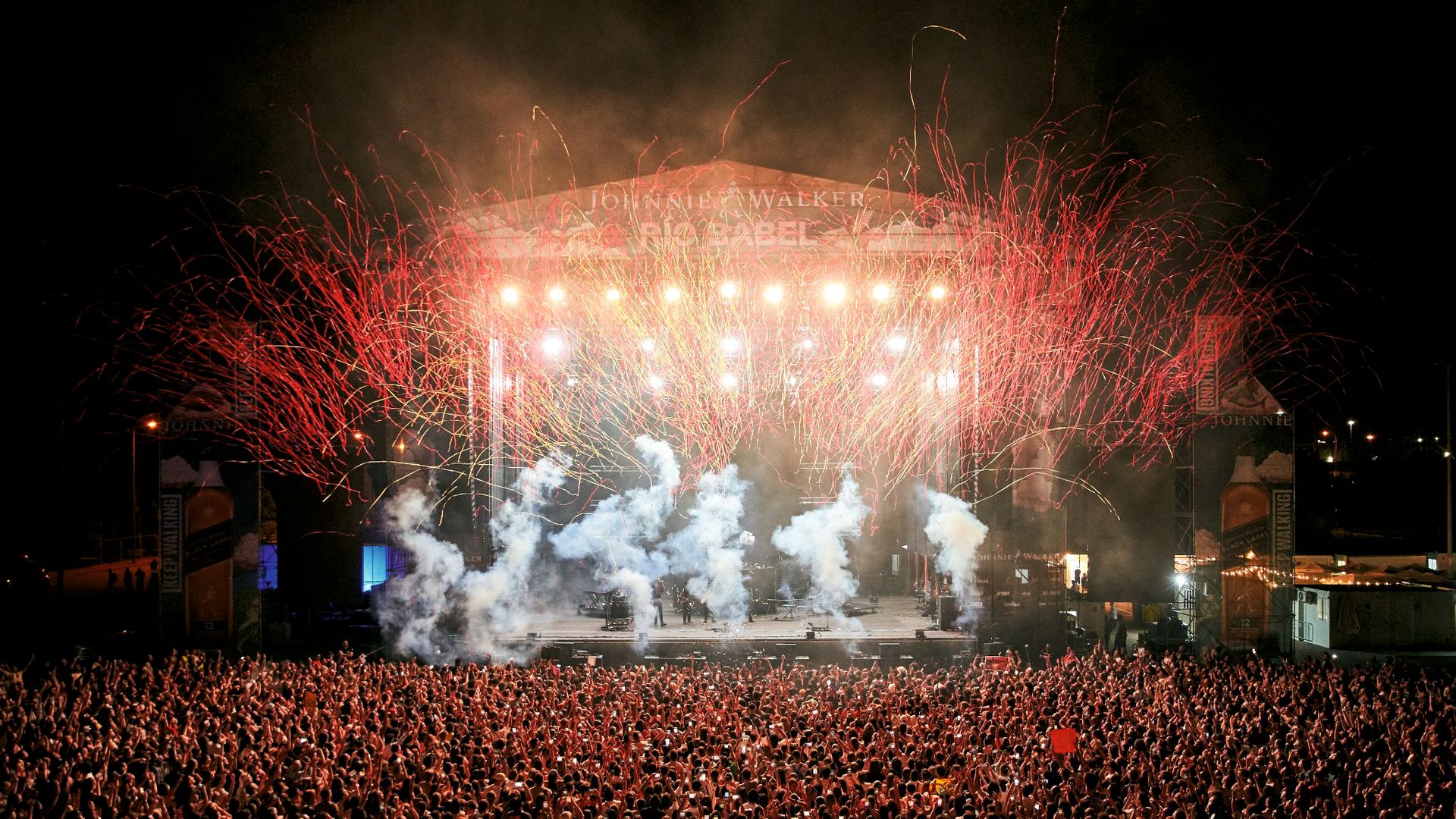 Escenario del festival de música Río Babel en Madrid