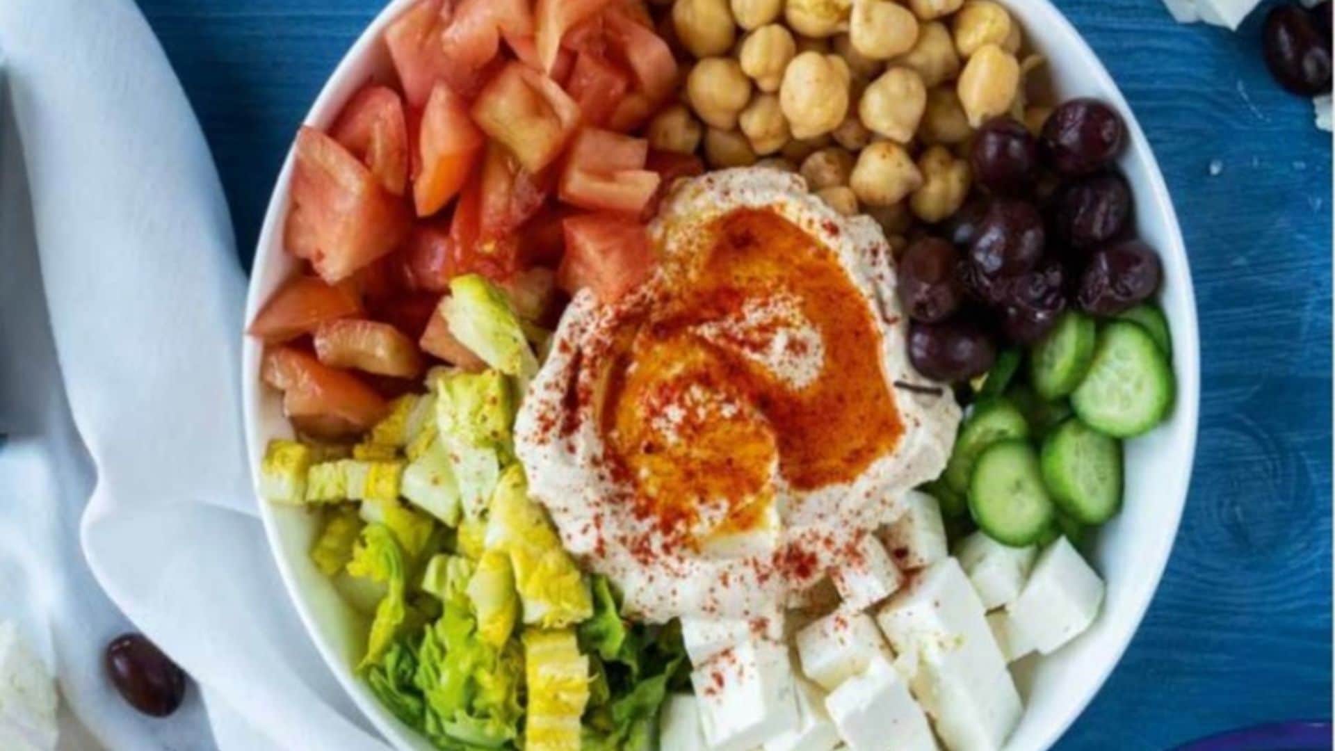 'Bowl' mediterráneo completo