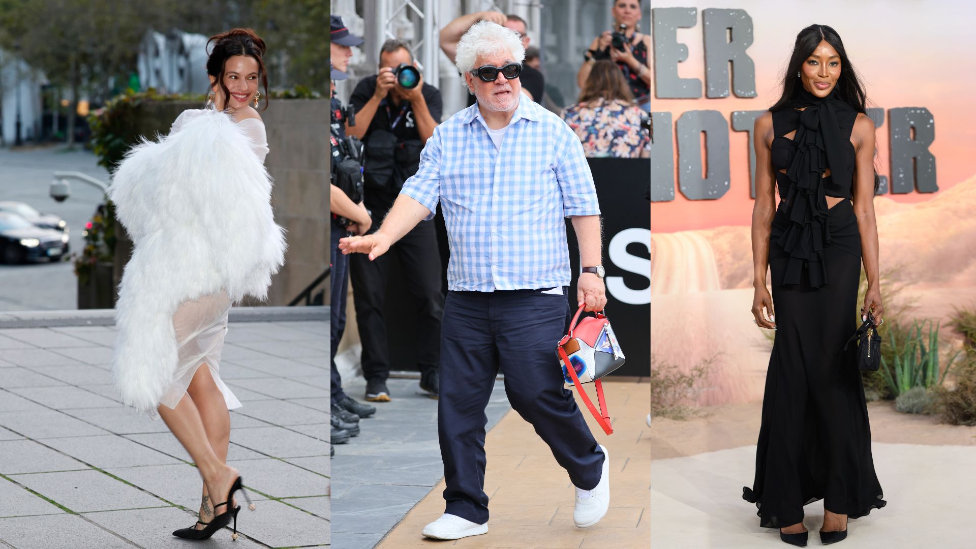 Rosalía, Pedro Almodóvar y Naomi Campbell se convierten en diseñadores por un día
