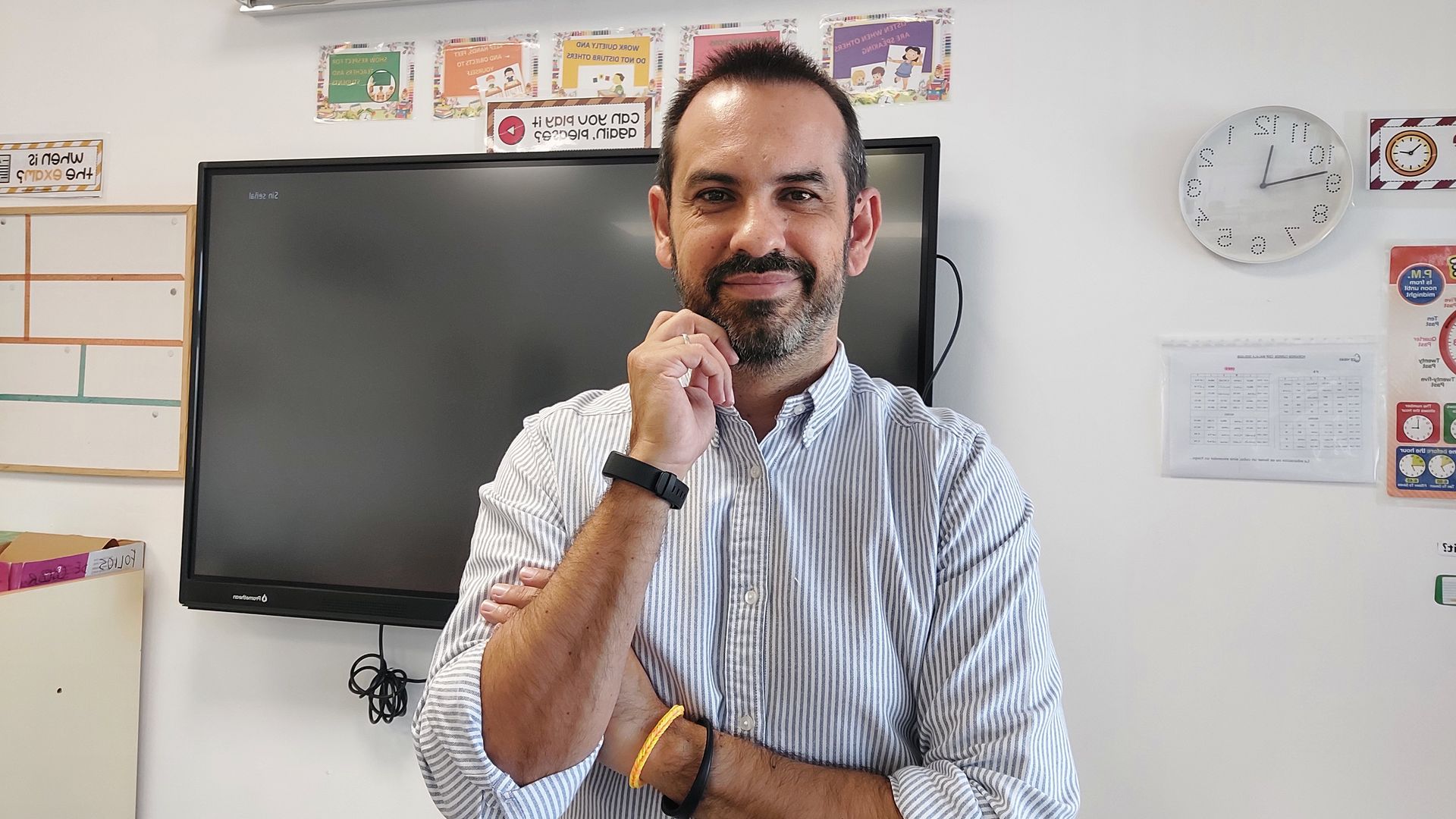 Daniel Bermúdez, profesor